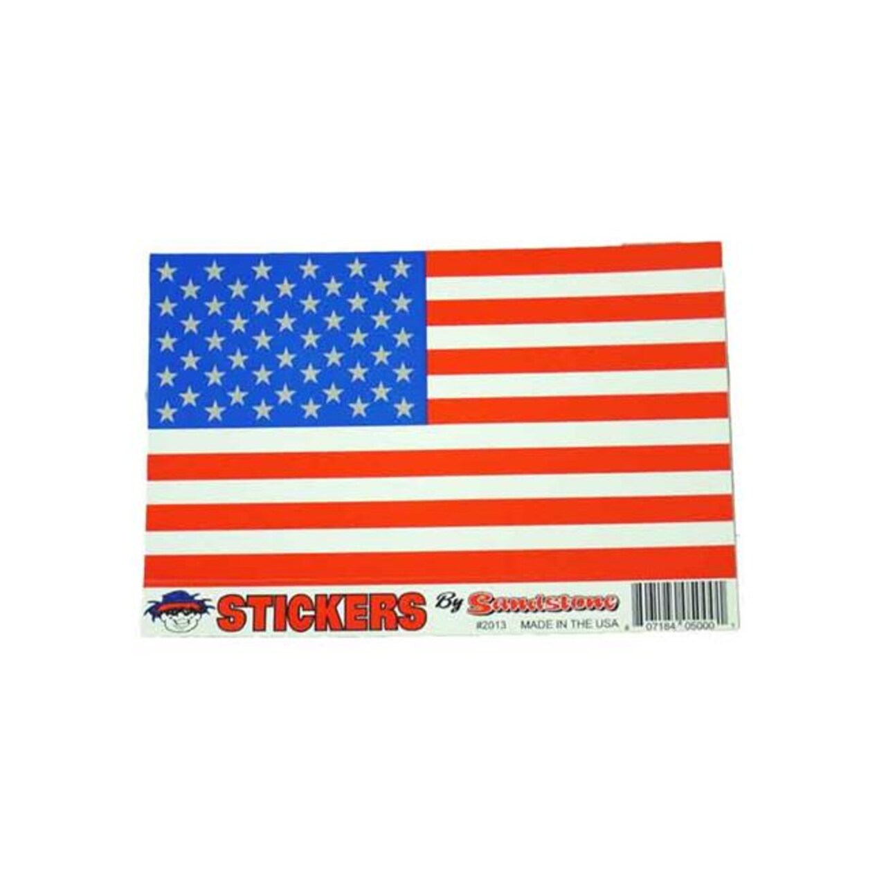 Barjan 0452000 AMERICAN FLAG FOIL STICKER